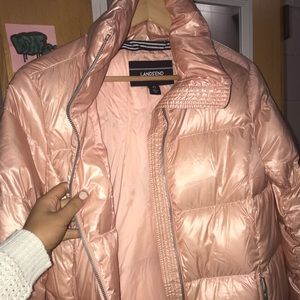 Land’s End long thigh-length coat